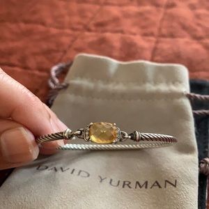 David Yurman Wheaton citrine and diamond bracelet